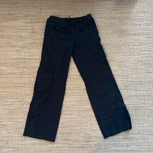Brandy Melville Dark Blue Cargo Pants